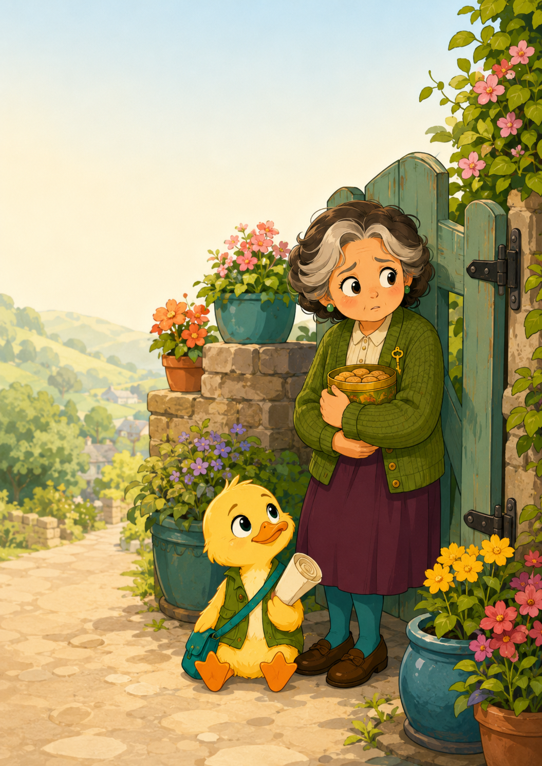 Duck Builds Tomorrow, illustration 5 accompanying the story.